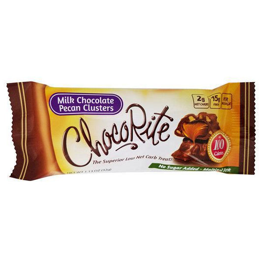 HealthSmart ChocoRite Milk Chocolate Pecan Clusters - 2 Piece