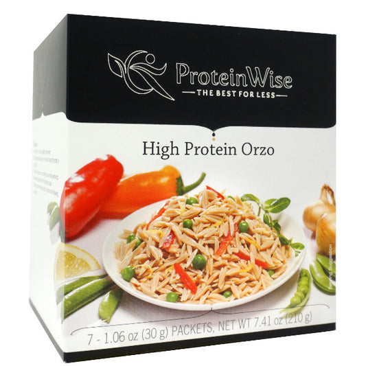 ProteinWise - High Protein Low Carb Pasta - Orzo - 7/Box