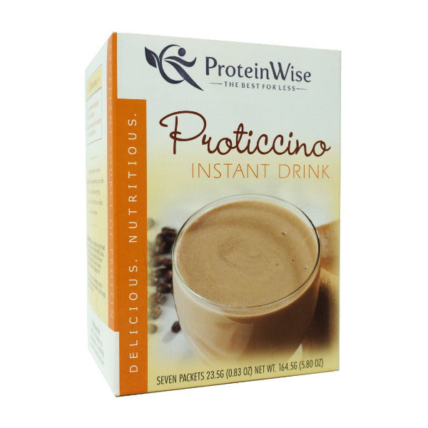 ProteinWise - Instant Proticcino Protein Drink - 7/Box