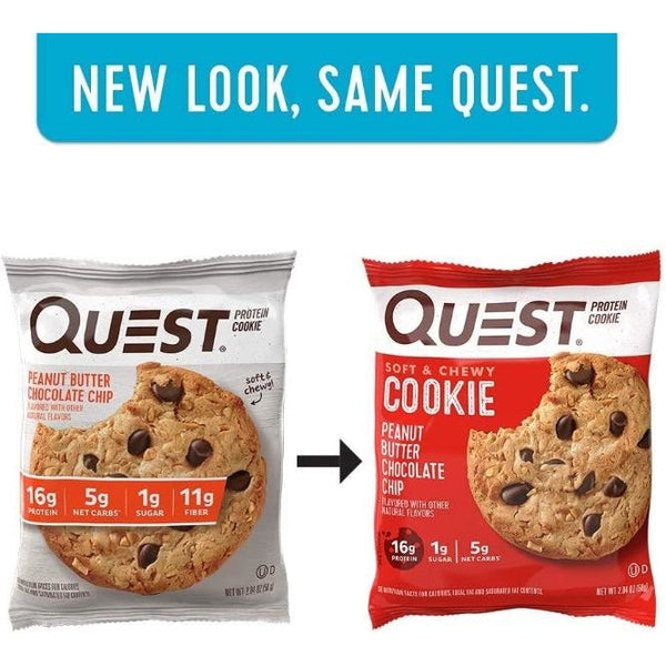 Quest Protein Cookie - Peanut Butter Chocolate Chip (12 Cookies
