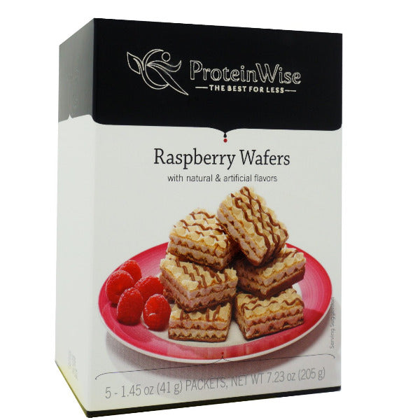 ProteinWise - Raspberry Protein Wafers - 5/Box