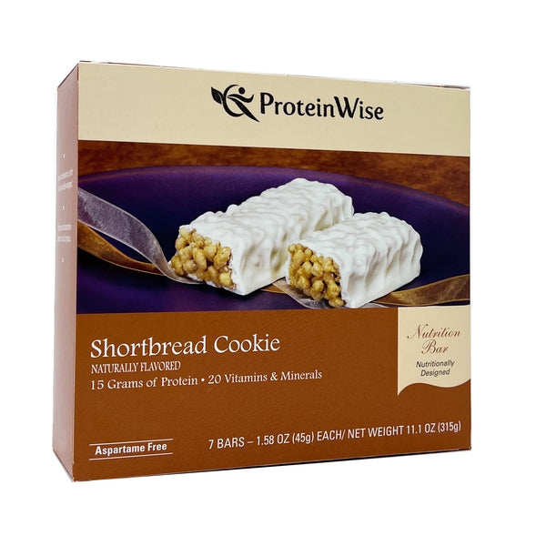 ProteinWise - Shortbread Cookie Nutrition Bar - 7/Box