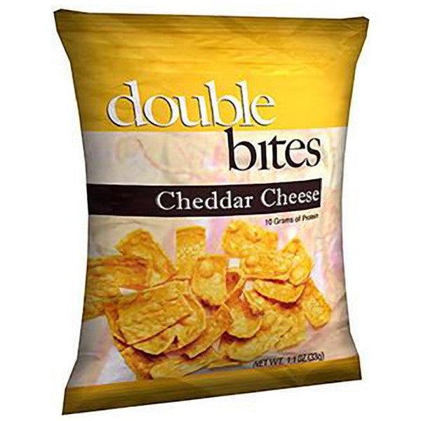 Snacks - ProteinWise - Double Bites Protein Chips Cheddar Cheese - 1 Bag - ProteinWise