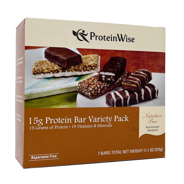 ProteinWise - Variety Pack Nutrition Bar - 7/Box